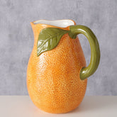 Hectarul - Carafa portocalie din ceramica 2400 ml Orange Boltze